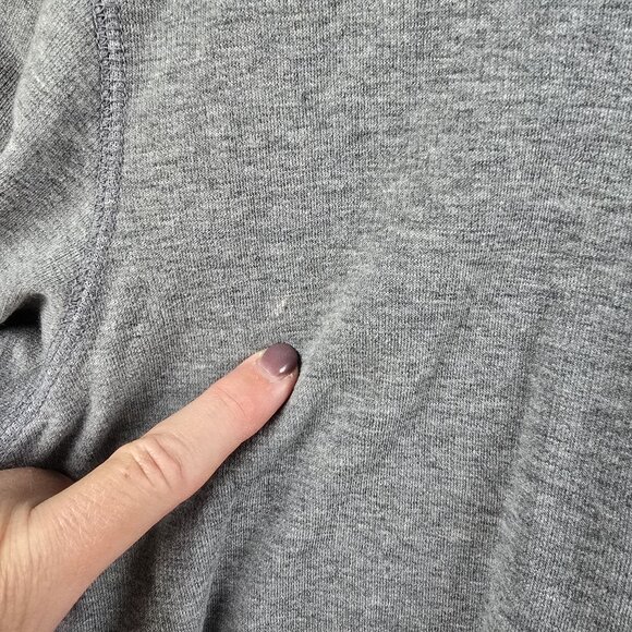 Abercrombie & Fitch Gray Long Sleeve Crewneck Sweatshirt Medium Cotton Blend - Picture 3 of 7